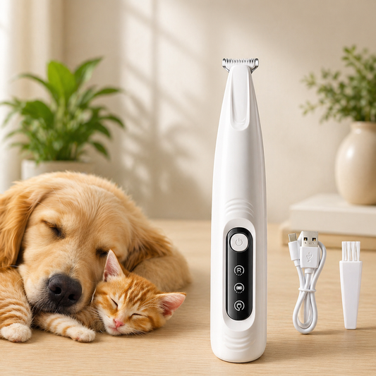 LED Light Fully Waterproof Pet Hair Trimmer