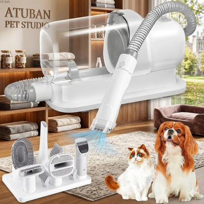 Pet Grooming Kit with 2.3L Capacity Larger