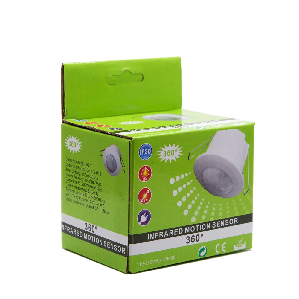 360 Degree 110 220 V/AC Ceiling Mounted Inlay
