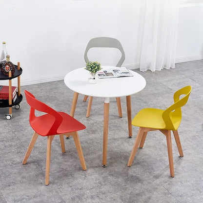 Nordic Solid Wood Dining Chair Home Computer