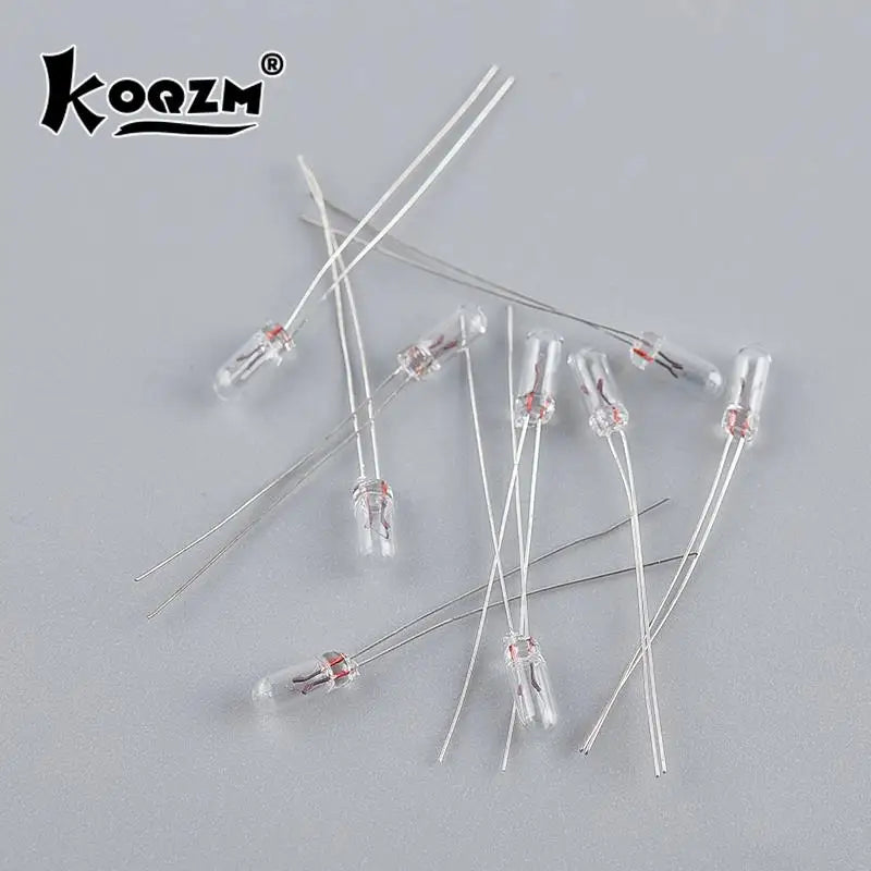New Style 10pcs Miniature 0.07A 3mm 4mm 5mm 1.5V,3V,6V, 9V,12V, 24V Lamp Light Bulb Edison