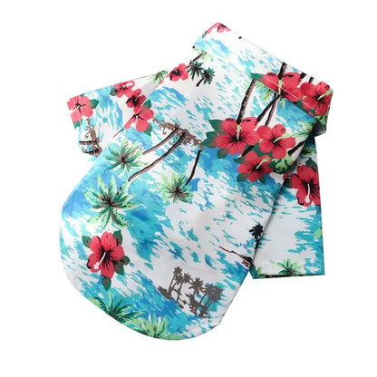 Hawaiian Style Pet Dog Clothe Summer SandBeach