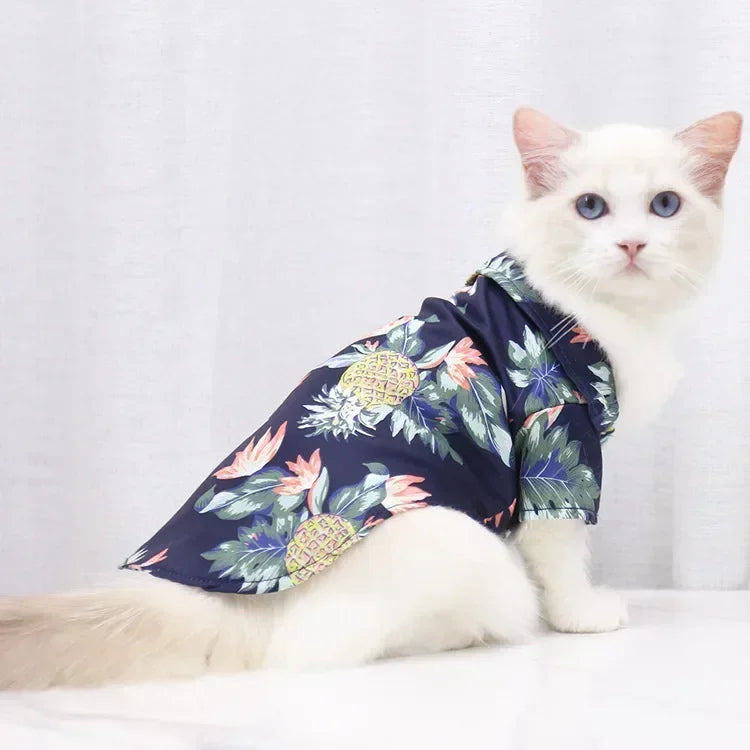 Hawaiian Style Pet Dog Clothe Summer SandBeach