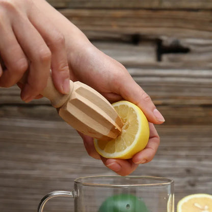 Wooden Reamer Lemon Squeezer Beech Wood Citrus Squeezer