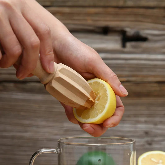 Wooden Reamer Lemon Squeezer Beech Wood Citrus Squeezer