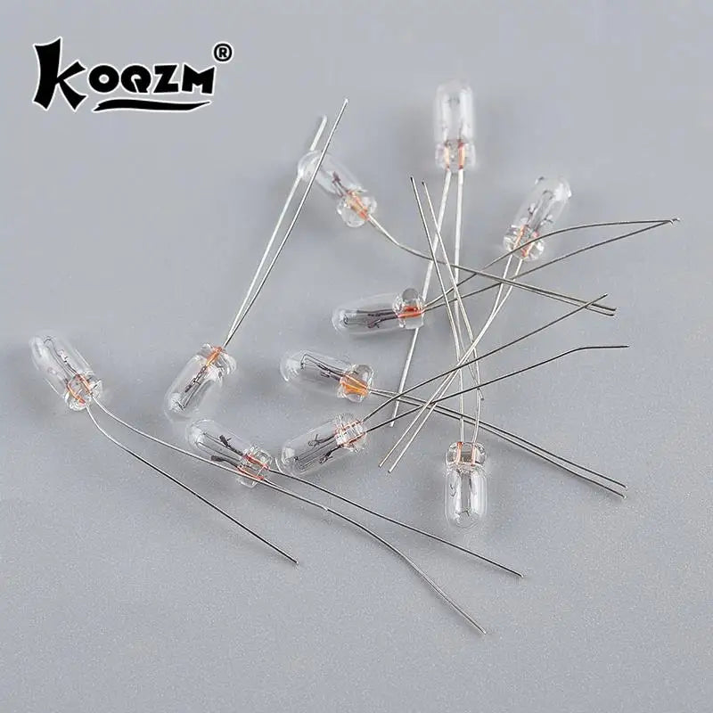 New Style 10pcs Miniature 0.07A 3mm 4mm 5mm 1.5V,3V,6V, 9V,12V, 24V Lamp Light Bulb Edison
