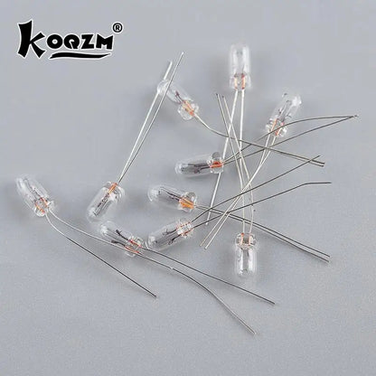 New Style 10pcs Miniature 0.07A 3mm 4mm 5mm 1.5V,3V,6V, 9V,12V, 24V Lamp Light Bulb Edison