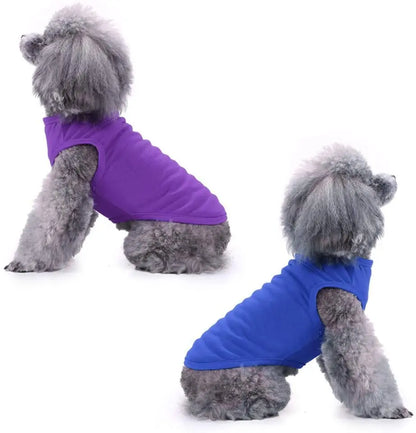 XS-3XL Blank Dog T Shirt Summer Cotton Dog Vest Shirt
