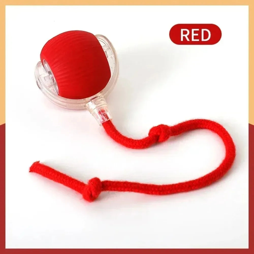 Automatic Rolling Ball Faux Tail Rechargeable Smart Pet