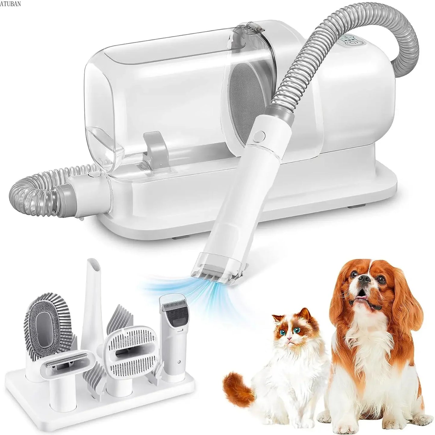 Pet Grooming Kit with 2.3L Capacity Larger
