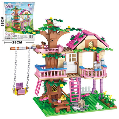 Castle Building Blocks Street View Girls Series Gifts