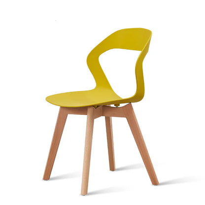 Nordic Solid Wood Dining Chair Home Computer