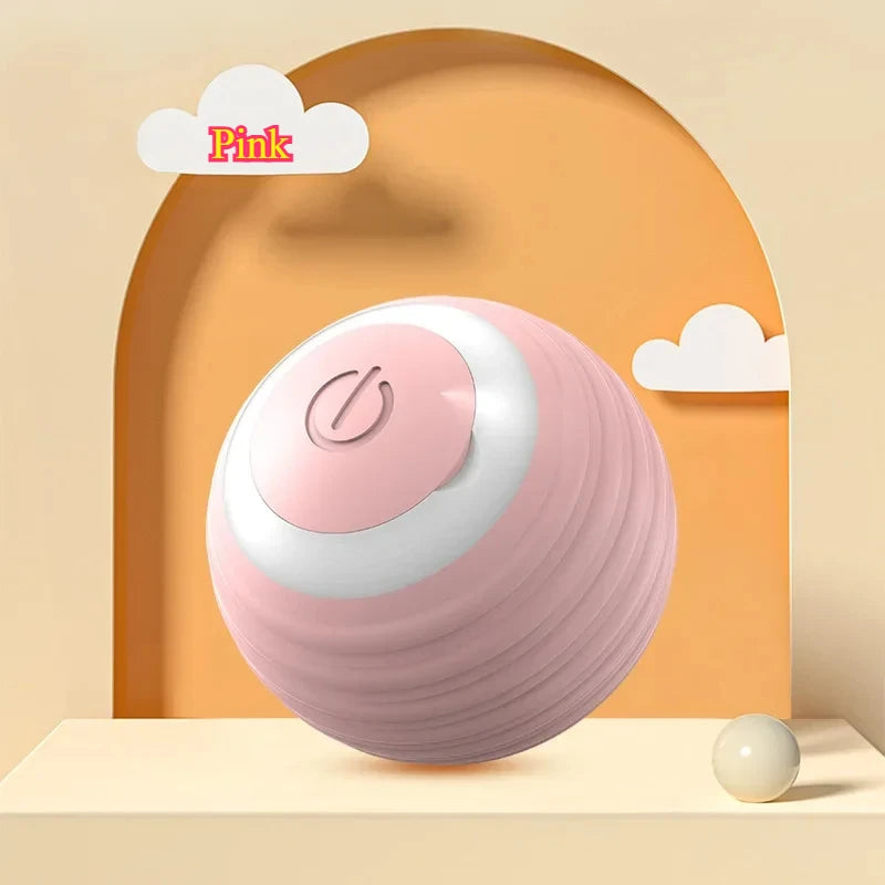Automatic Rolling Ball Faux Tail Rechargeable Smart Pet