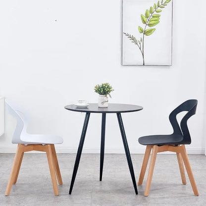 Nordic Solid Wood Dining Chair Home Computer