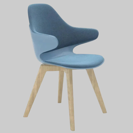 High Quality French Luxury Wooden Leg Plastic Dining Chair