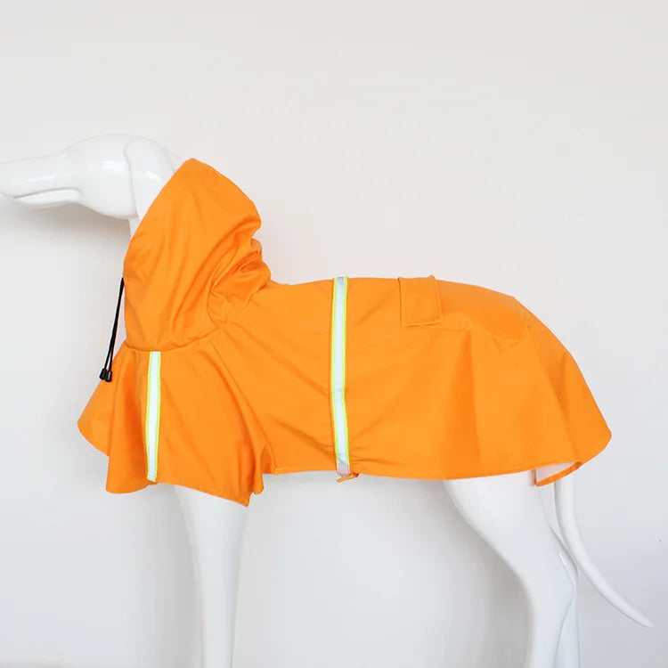 Large Dog Raincoat Corgi Cloak Style Puppy Waterproof