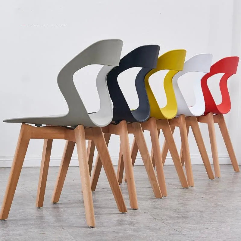 Nordic Solid Wood Dining Chair Home Computer