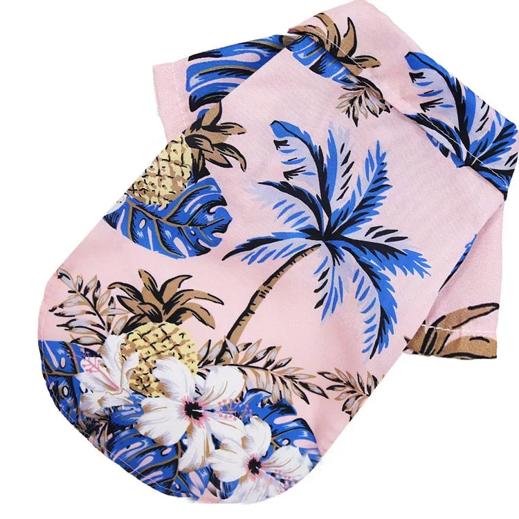 Hawaiian Style Pet Dog Clothe Summer SandBeach