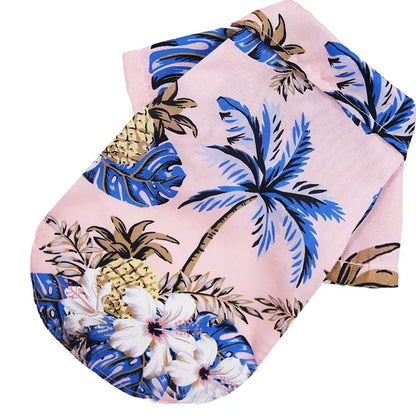 Hawaiian Style Pet Dog Clothe Summer SandBeach