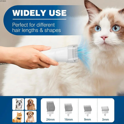 Pet Grooming Kit with 2.3L Capacity Larger