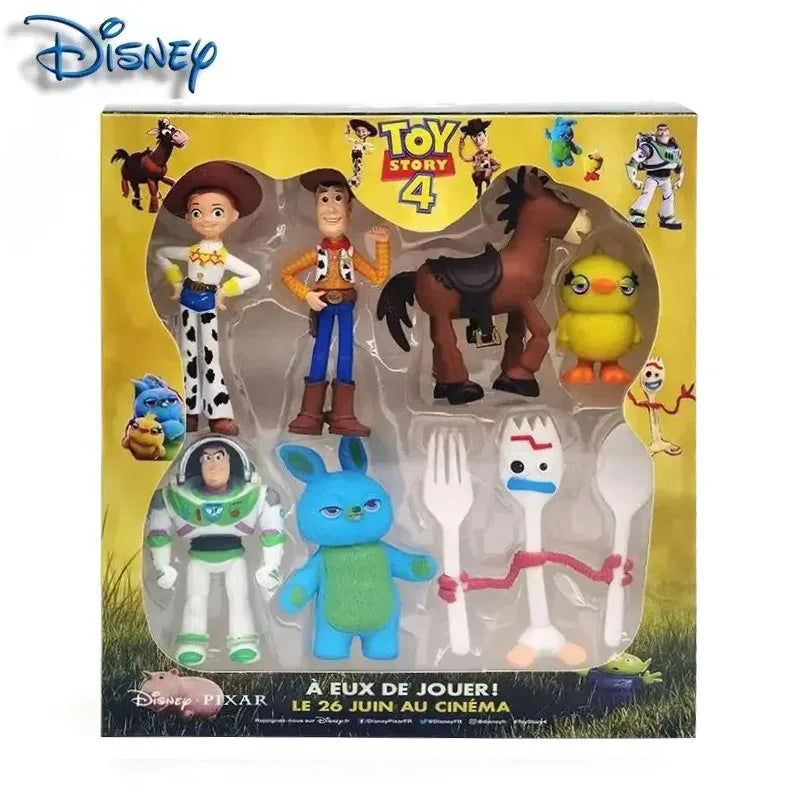 7Pcs/Set Toy Story 4 Action Figures Toy Woody Jessie Buzz