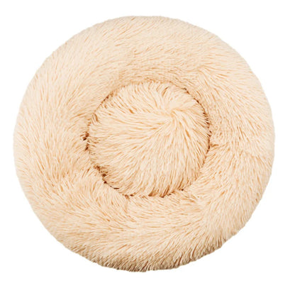 Pet Round  Bed Winter Warm and Plush Basket