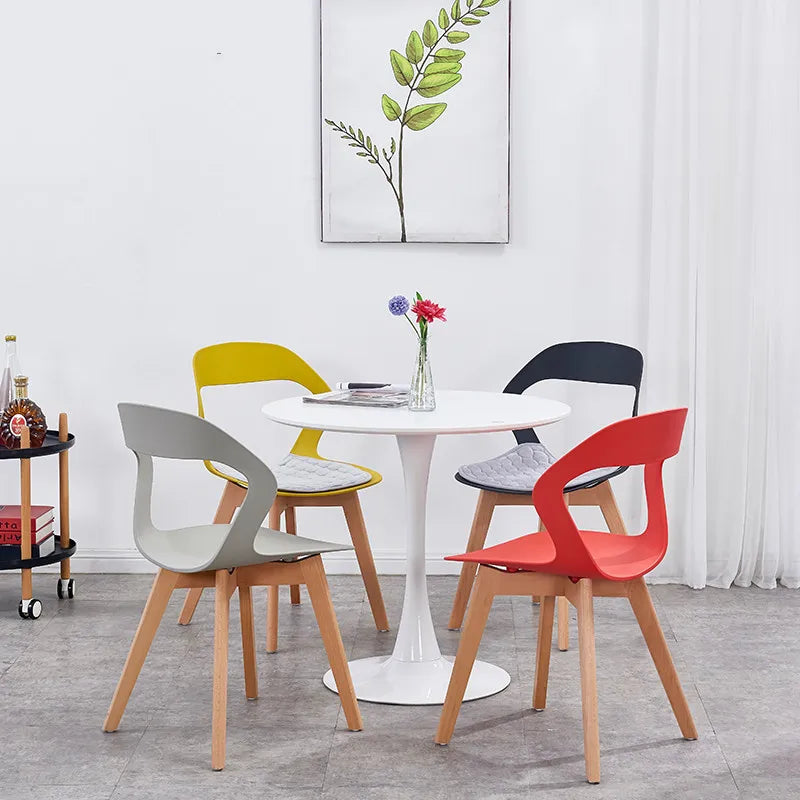 Nordic Solid Wood Dining Chair Home Computer