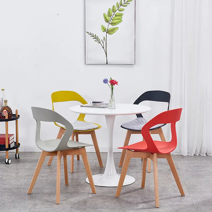 Nordic Solid Wood Dining Chair Home Computer