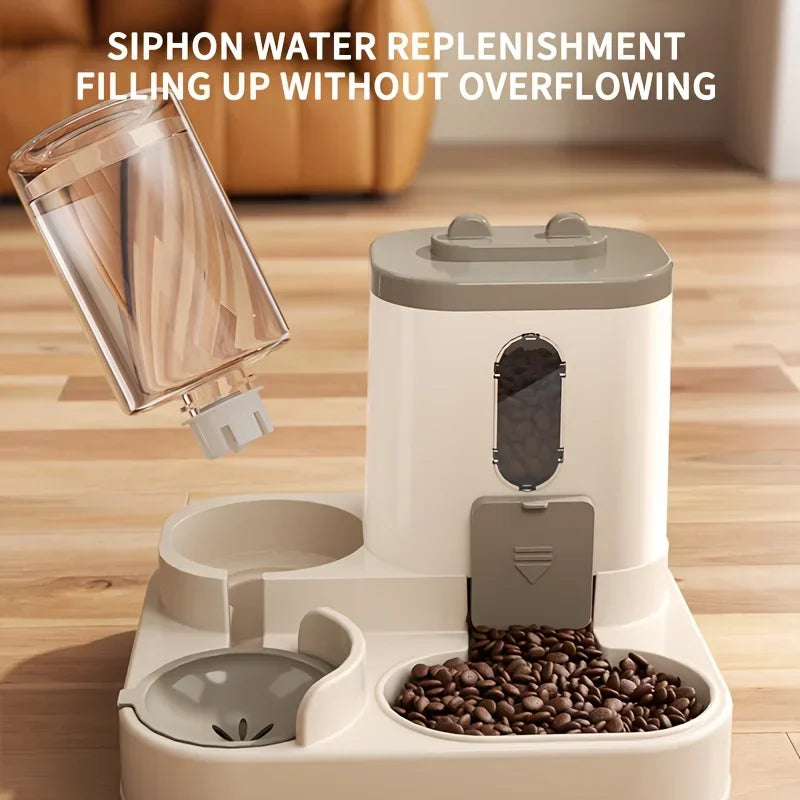 2in 1 Pet  Food Dispenser Water and Food Integrated Fully Automatic