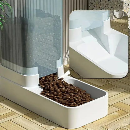 1pc/2pcs Automatic Pet  Feeder/Water Dispenser