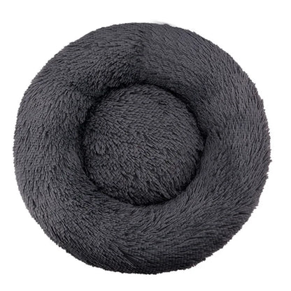 Pet Round  Bed Winter Warm and Plush Basket