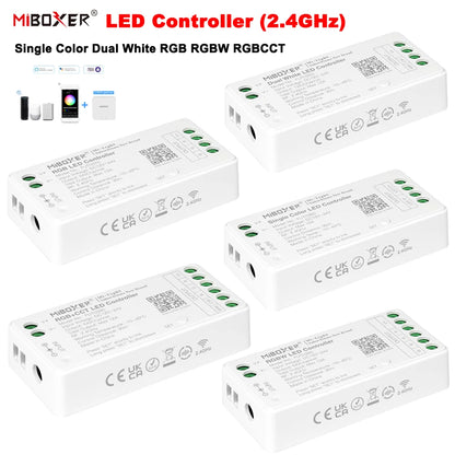 LED Controller Dimmer For Single/Dual color RGB RGBW RGB+CCT Strip Light
