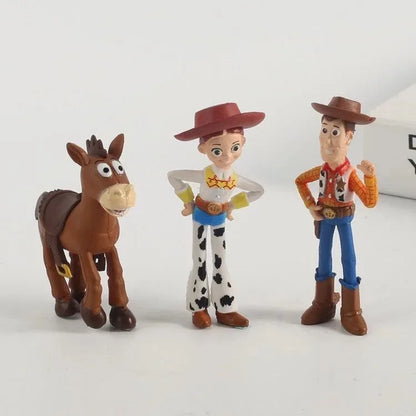 7Pcs/Set Toy Story 4 Action Figures Toy Woody Jessie Buzz