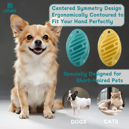 Oitabi Soft Rubber Pet Brush for Short Hair
