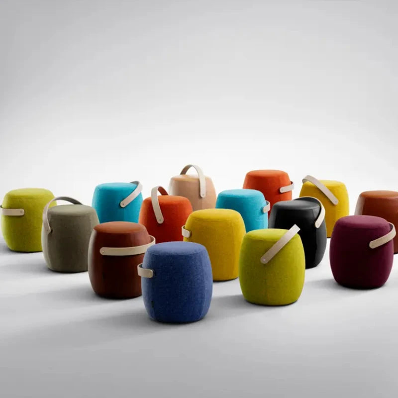 #Modern Simple Nordic Customized Fabric Round
