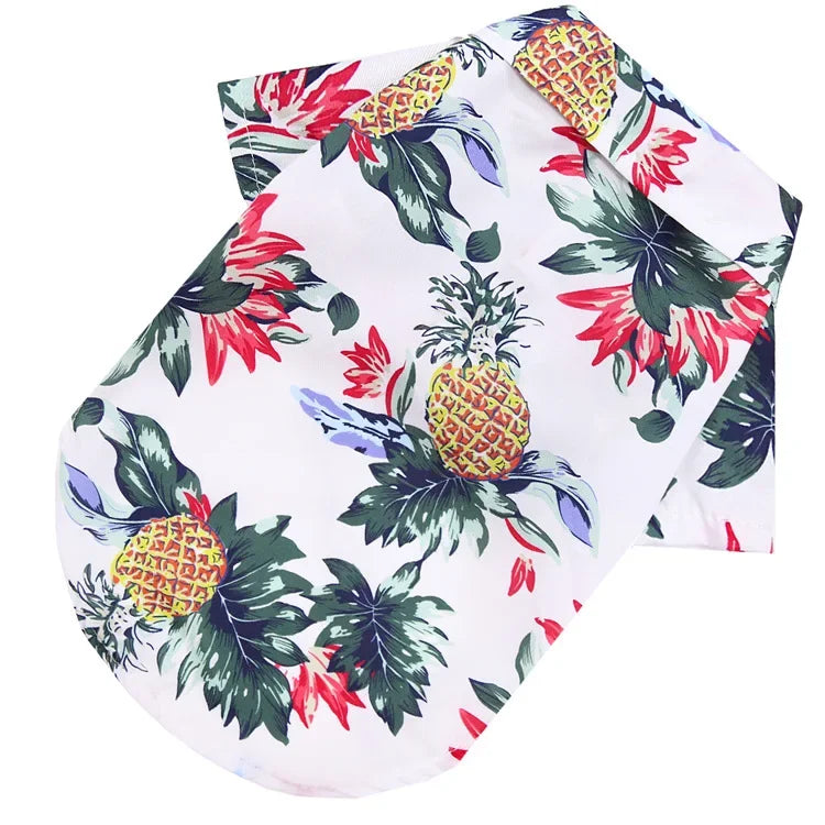 Hawaiian Style Pet Dog Clothe Summer SandBeach