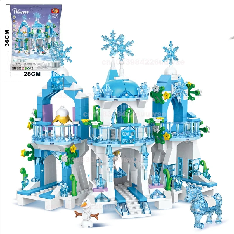 Castle Building Blocks Street View Girls Series Gifts