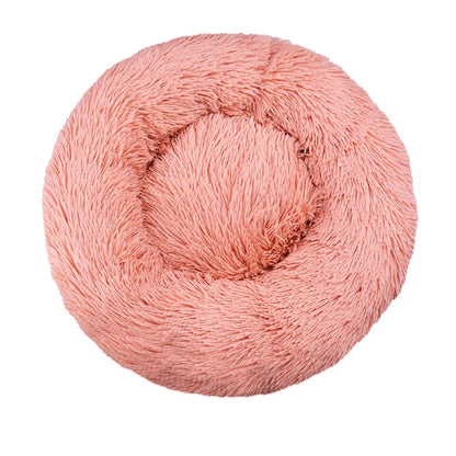 Pet Round  Bed Winter Warm and Plush Basket