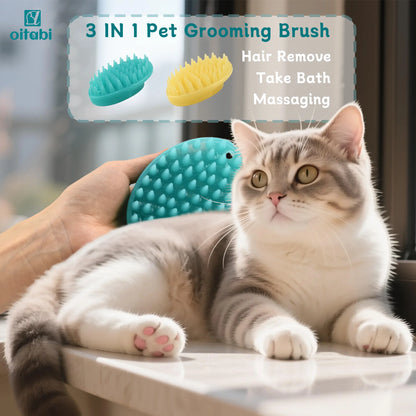 Oitabi Soft Rubber Pet Brush for Short Hair
