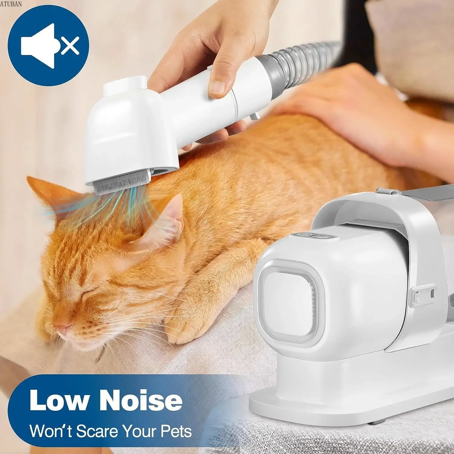 Pet Grooming Kit with 2.3L Capacity Larger