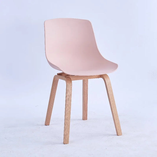 New Design Simple Hotel Cafe PP Plastic Seat Dining Chairs