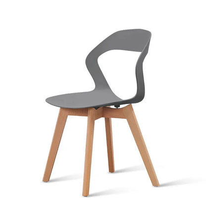Nordic Solid Wood Dining Chair Home Computer