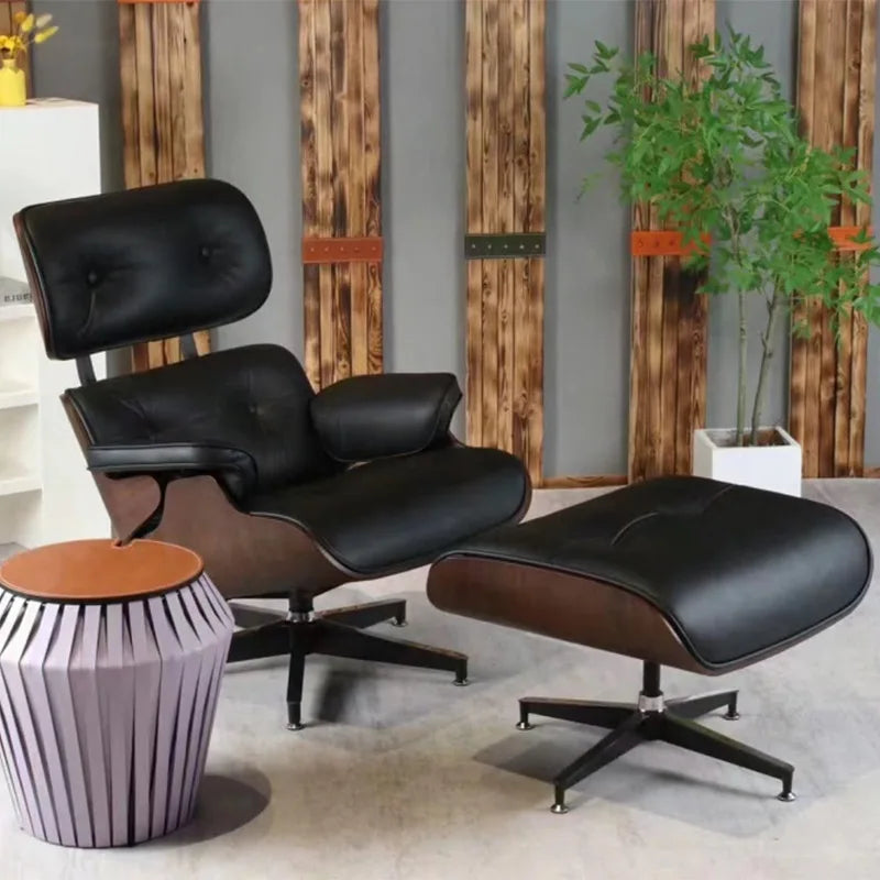 Genuine Leather Recliner Chair Single Sofa for Office