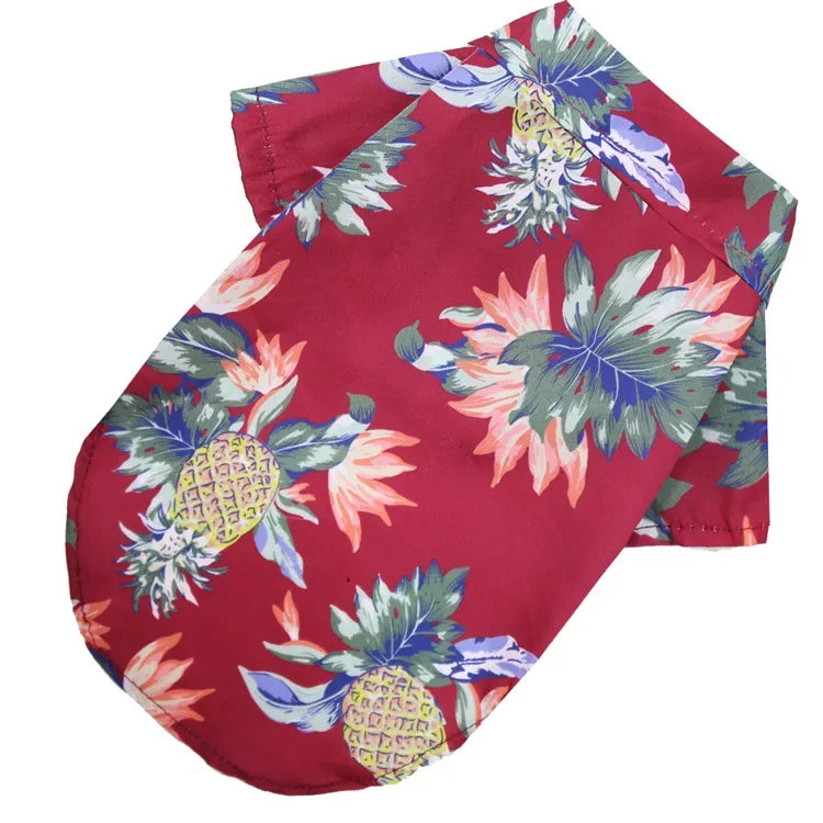 Hawaiian Style Pet Dog Clothe Summer SandBeach