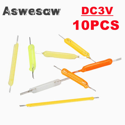 10PCS 3V COB LED Filament Edison Bulb Lamp
