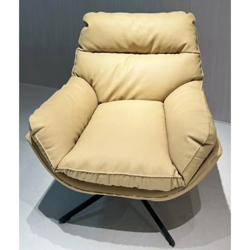 Genuine Leather Recliner Chair Single Sofa for Office