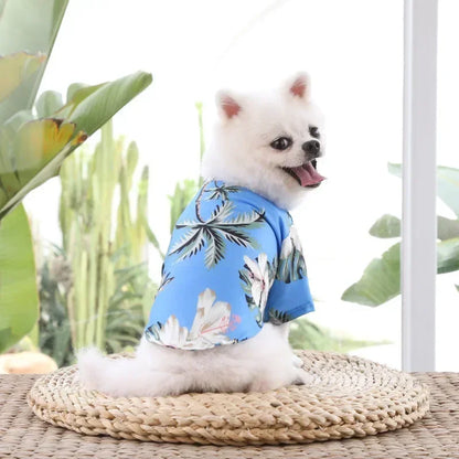 Hawaiian Style Pet Dog Clothe Summer SandBeach