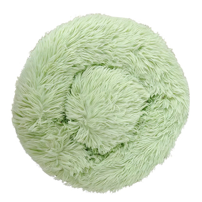 Pet Round  Bed Winter Warm and Plush Basket