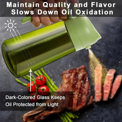 Olive Oil Dispenser,Sprayer for Cooking 2 in 1