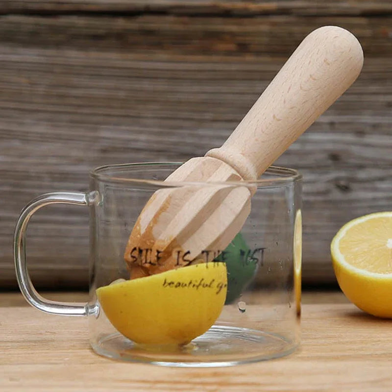 Wooden Reamer Lemon Squeezer Beech Wood Citrus Squeezer
